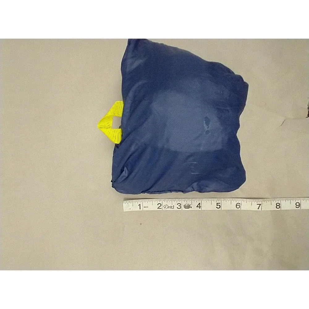 Nathan Packable Mesh Drawstring‎ Backpack Blue Yellow Cycling L Travel Bag